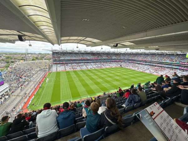 Croke Park, section: 735, row: W, seat: 30