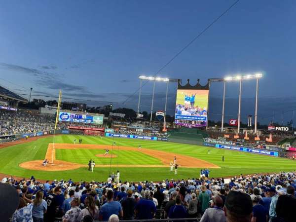 Kauffman Stadium, section: 231, row: CC, seat: 1