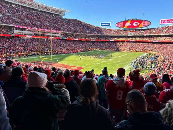 Arrowhead Stadium, section: 108, row: 34, seat: 3