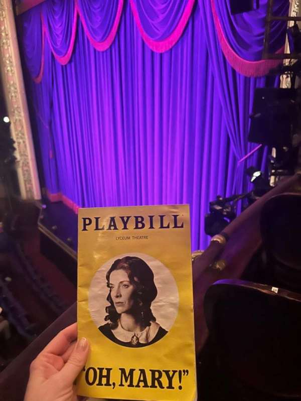 Lyceum Theatre, Broadway, section: Box R, row: C, seat: 1