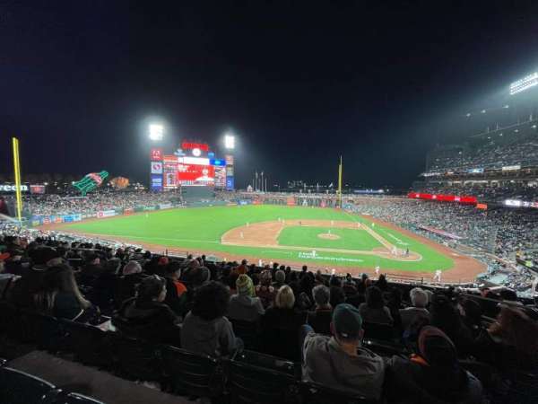 Oracle Park, section: 222, row: J, seat: 3