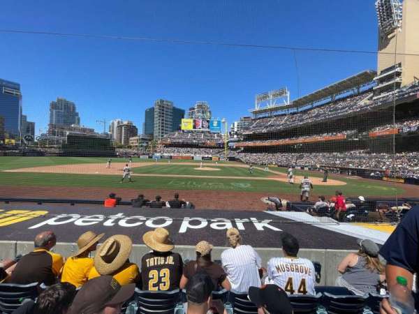 Petco Park, section: 108, row: 11, seat: 7