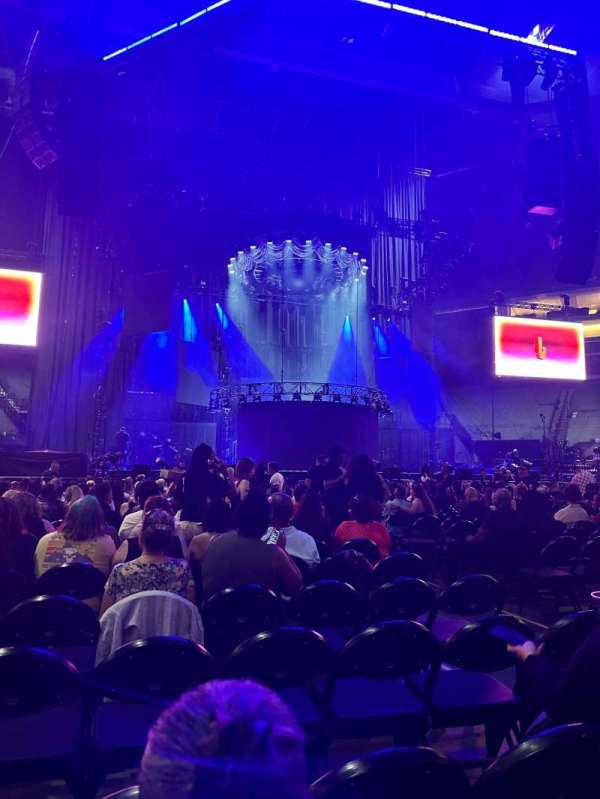 Golden 1 Center, section: Floor 3, row: V, seat: 5
