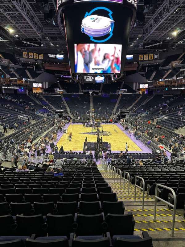 Chase Center, section: 110, row: 20, seat: 2
