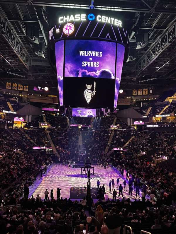 Chase Center, section: 110, row: 20, seat: 2