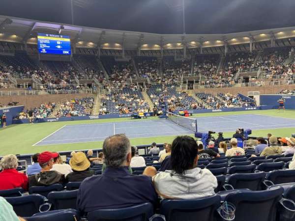 Billie Jean King National Tennis Center, Grandstand, section: 18, row: N