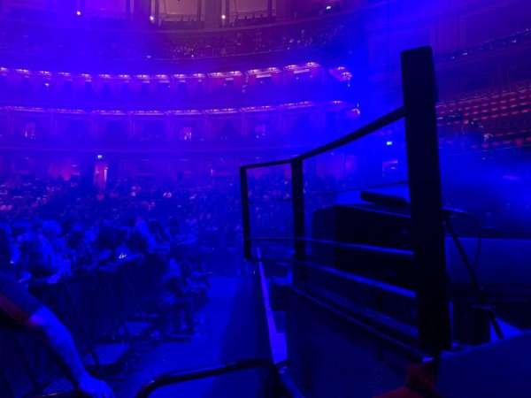 Royal Albert Hall, section: Stalls O, row: 1, seat: 107