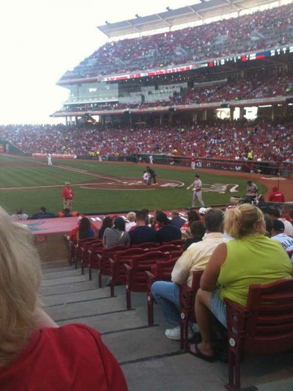 Great American Ball Park, section: 117, row: R, seat: 1