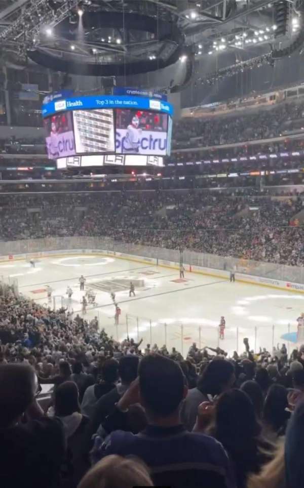 Crypto.com Arena, section: 219, row: 14, seat: 15