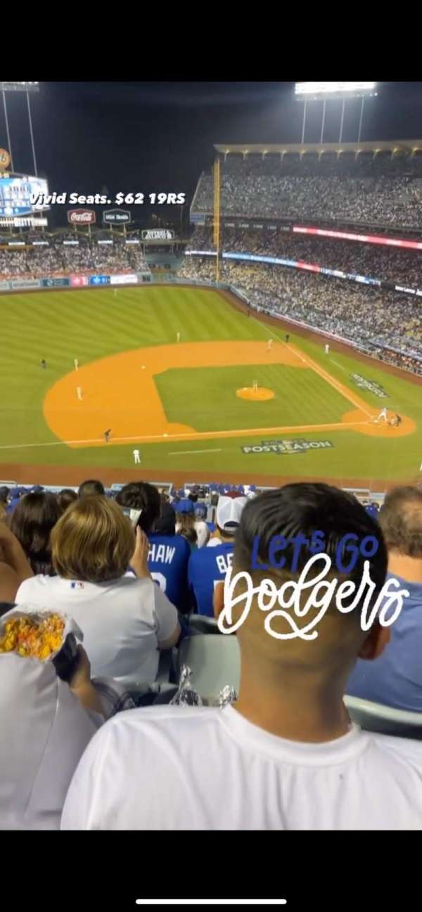 Dodger Stadium, section: 19RS, row: U, seat: 7