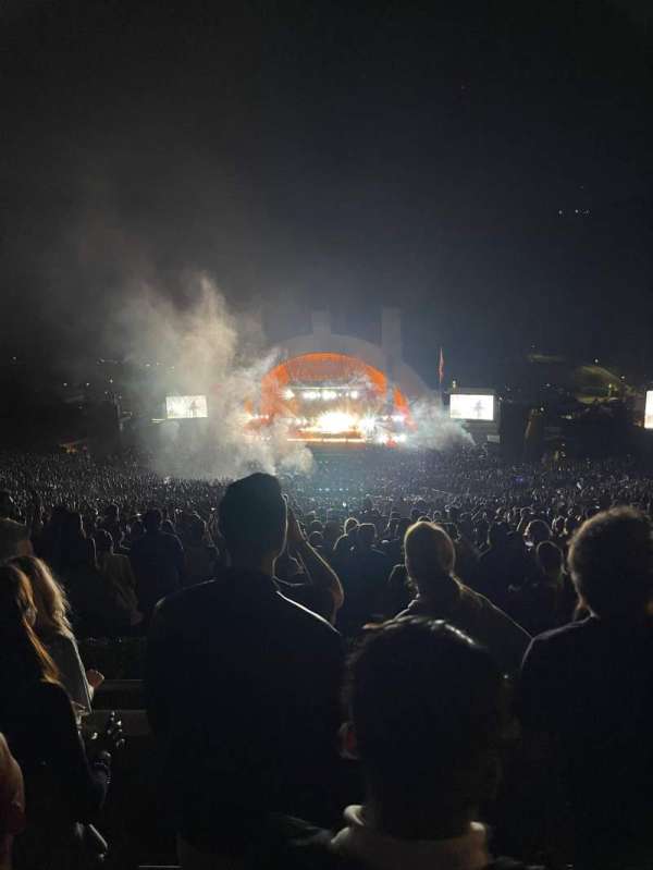 Hollywood Bowl, section: R1, row: 4, seat: 20