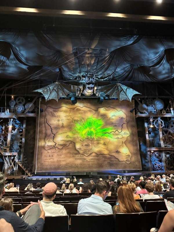 Gershwin Theatre, section: Orchestra C, row: M, seat: 107