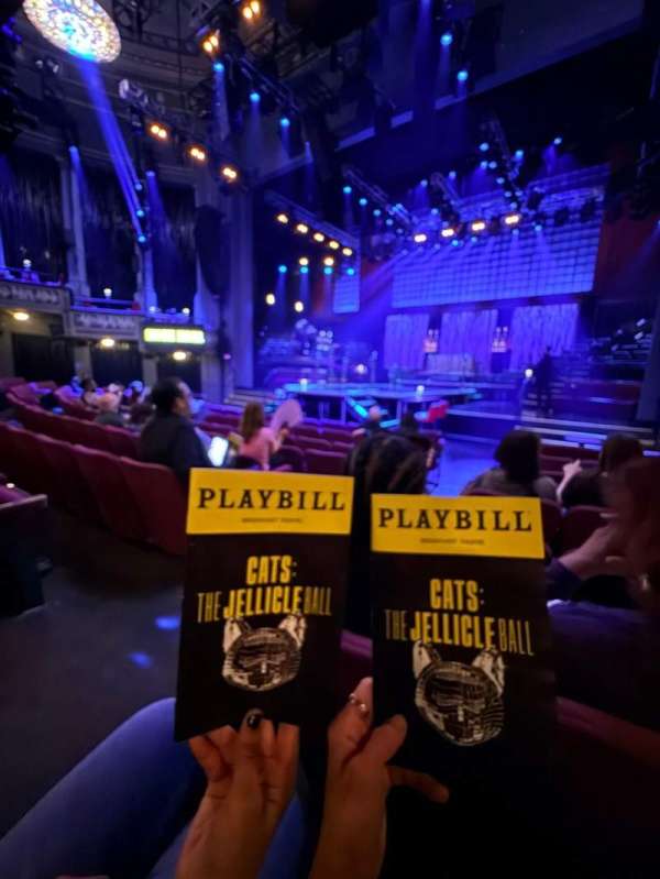 Broadhurst Theatre, section: Orchestra R, row: K, seat: 2