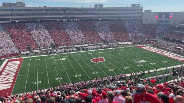 Camp Randall Stadium, section: HH, row: 19, seat: 14