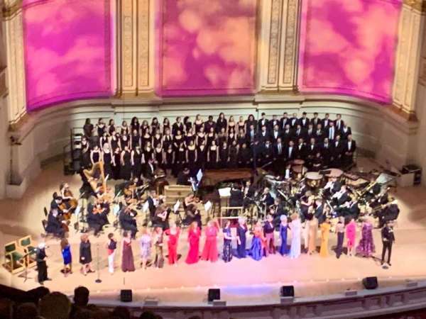 Carnegie Hall, section: Upper Balcony LC, row: O, seat: 11