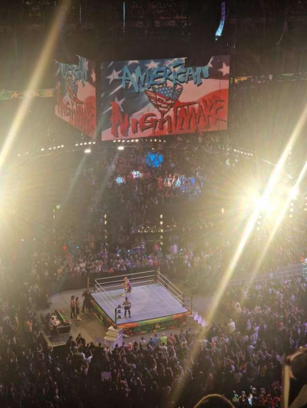 The O2, London, section: 418, row: N, seat: 870