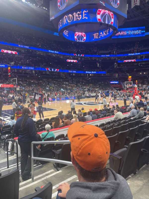 Capital One Arena, section: 109, row: G, seat: 12