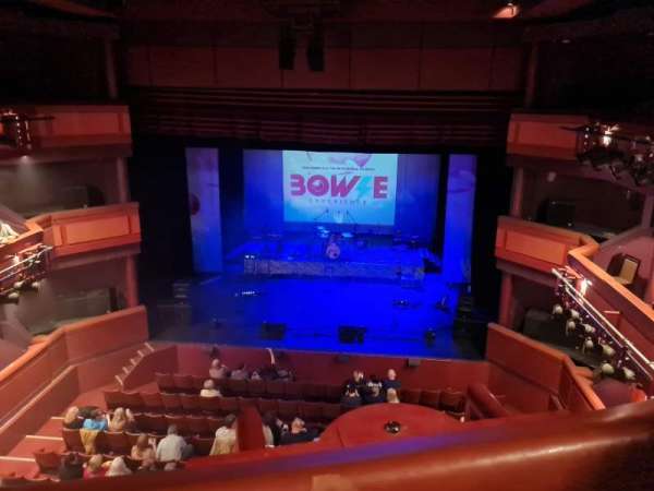 Towngate Theatre, section: Upper circle, row: A, seat: 14