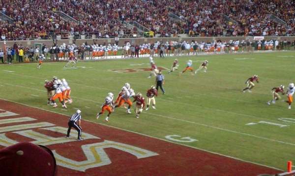Bobby Bowden Field at Doak Campbell Stadium, section: 136, row: 20, seat: 1