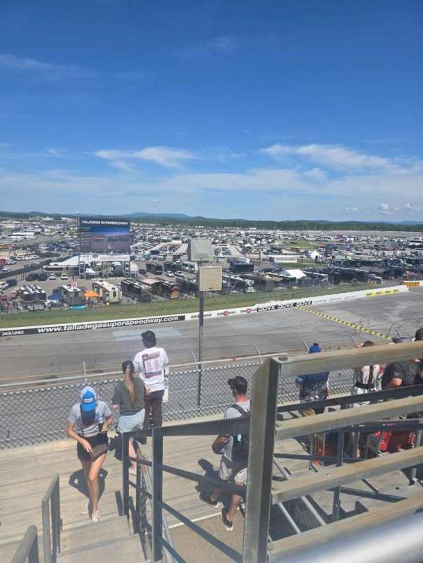 Talladega Superspeedway, section: Birmingham Tower, row: 34, seat: 19