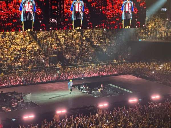 The O2, London, section: 238, row: 2, seat: 15