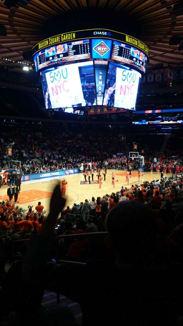 Madison Square Garden, section: 114, row: 13, seat: 20