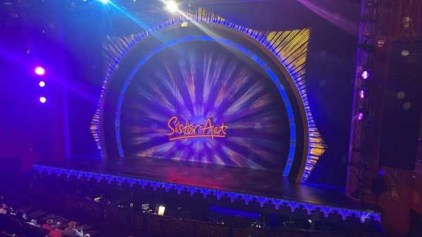 Dominion Theatre, section: Circle, row: A, seat: 13