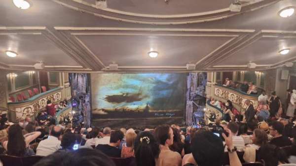 Sondheim Theatre, West End, section: Dress Circle, row: L, seat: 14