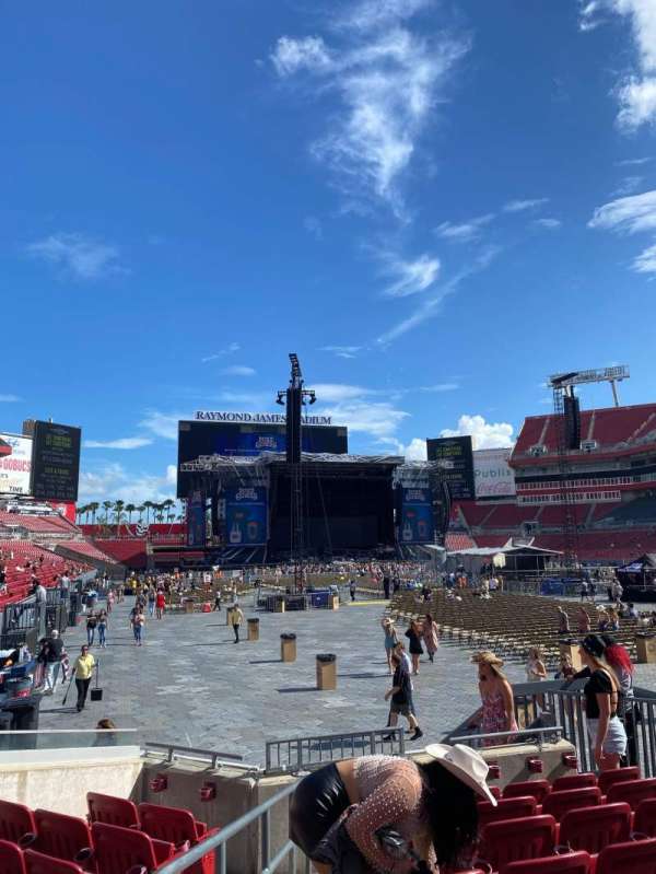 Raymond James Stadium, section: 145, row: H, seat: 12