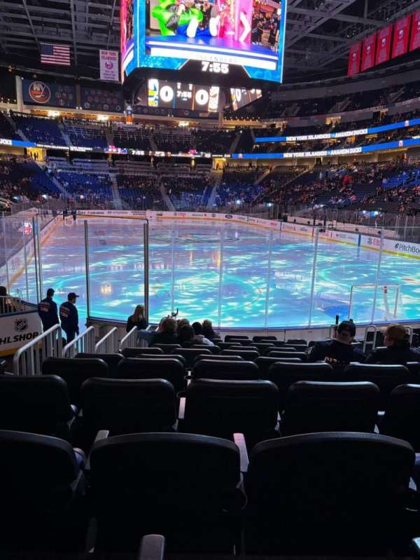 UBS Arena, section: 110, row: 11, seat: 8
