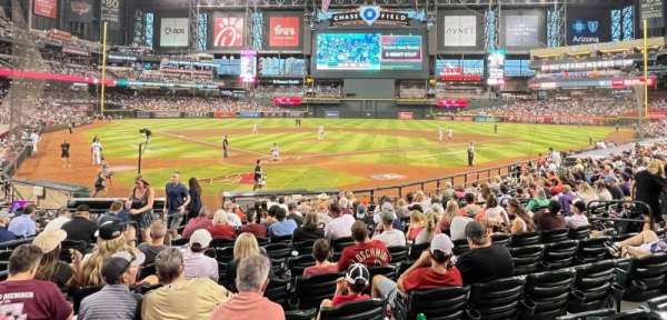 Chase Field, section: I, row: M, seat: 12