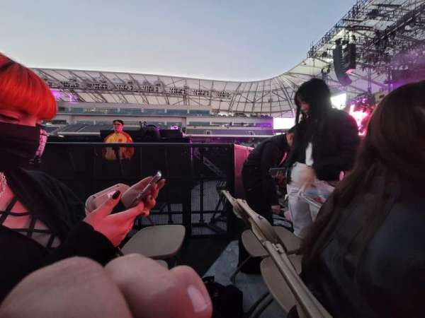 BMO Stadium, section: Floor A4, row: 16, seat: 4