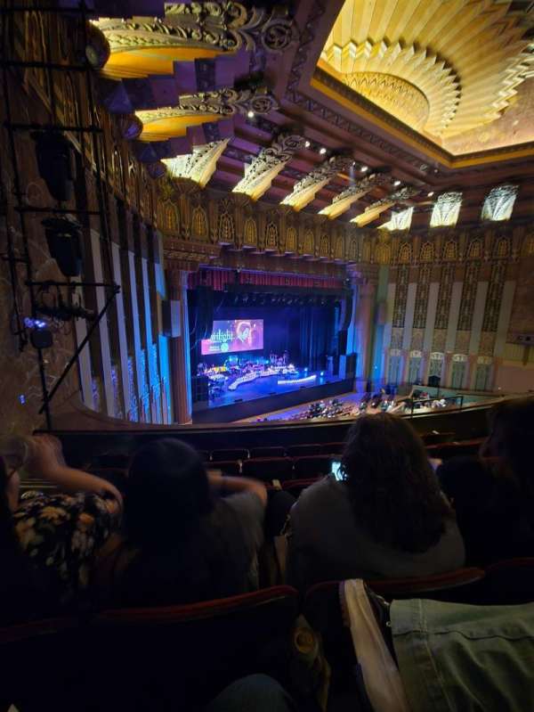 The Wiltern, section: Loge L, row: EE, seat: 21