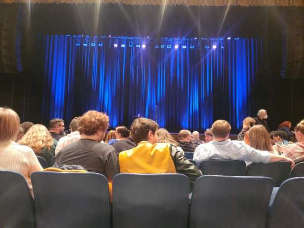 Kodak Center Theater, section: B, row: G, seat: 107
