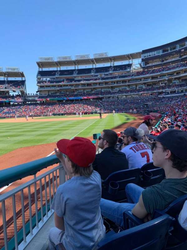 Nationals Park, section: 108, row: K, seat: 8