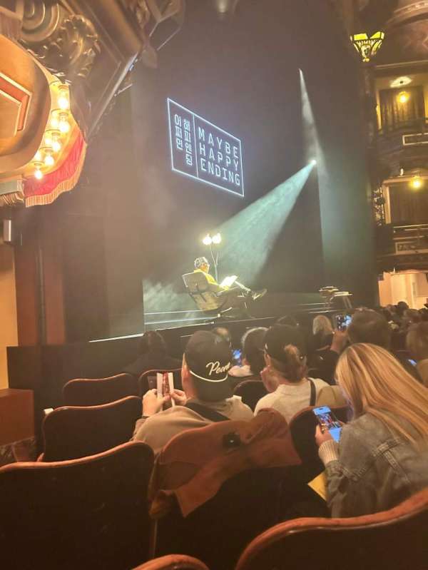 Belasco Theatre, section: Orchestra L, row: F, seat: 17