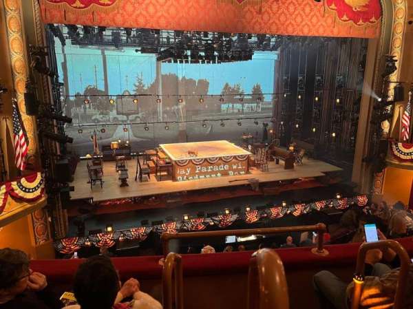 Bernard B. Jacobs Theatre, section: Mezzanine L, row: C, seat: 1