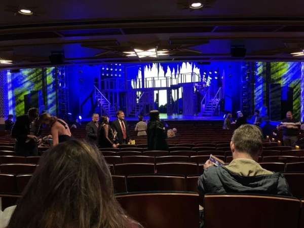 Mainstage at the New York City Center, section: Orchestra C, row: Q, seat: 113