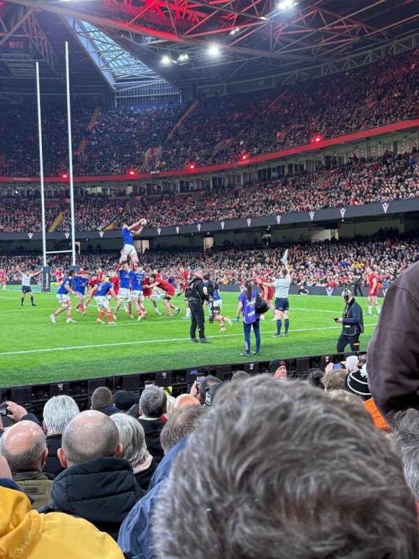Principality Stadium, section: L28, row: 9, seat: 19