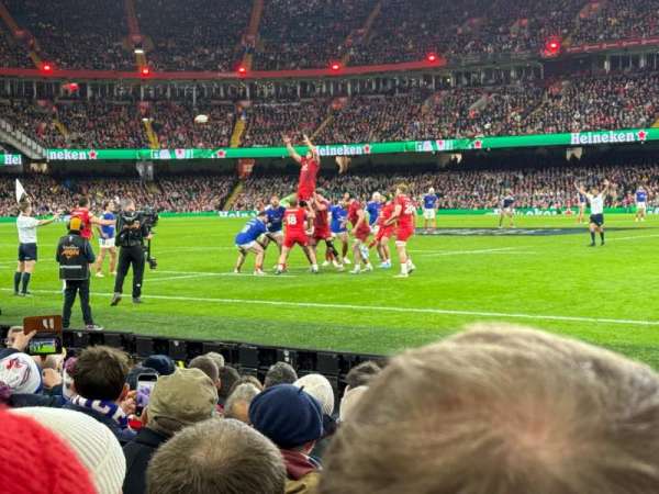 Principality Stadium, section: L28, row: 9, seat: 19