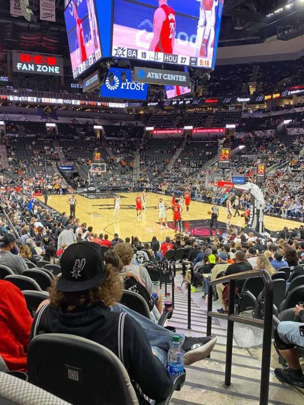 Frost Bank Center, section: 103, row: 19, seat: 1