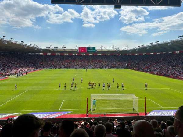 St Mary's Stadium, section: 43, row: X, seat: 1122