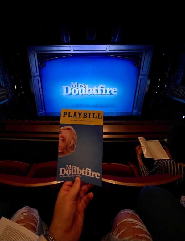 Stephen Sondheim Theatre, section: Mezzanine C, row: BB, seat: 112