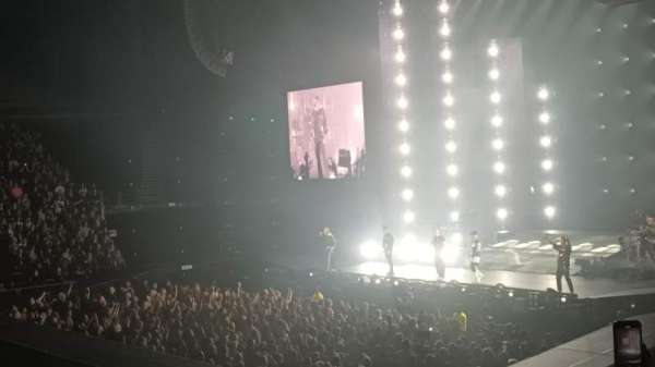 The O2, London, section: 111, row: P, seat: 353