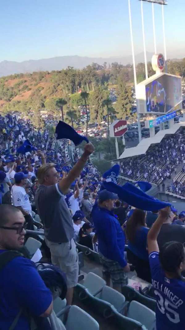 Dodger Stadium, section: 45RS, row: AA, seat: 3