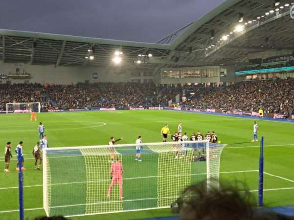 American Express Stadium, section: S1E, row: P, seat: 110