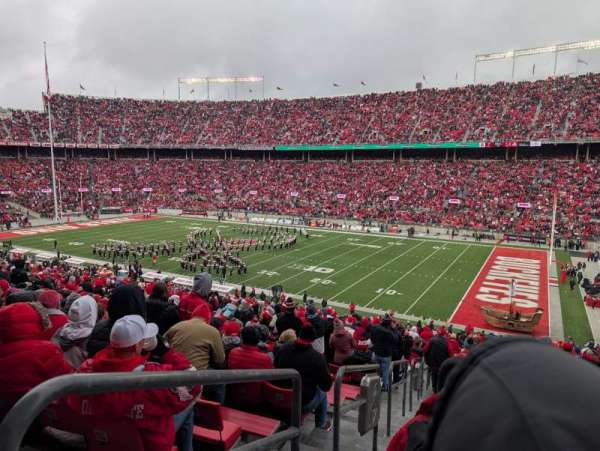 Ohio Stadium, section: 27A, row: 35, seat: 1