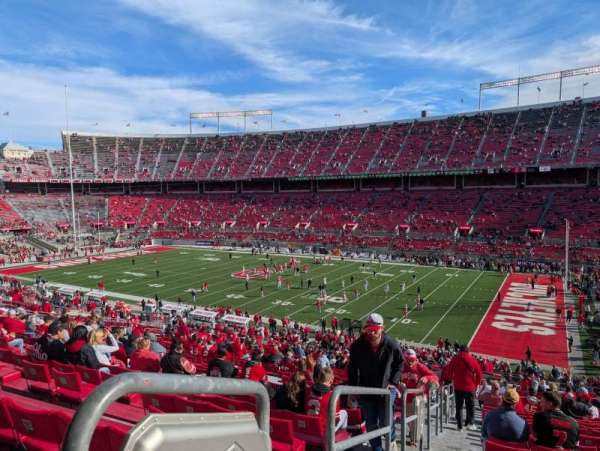 Ohio Stadium, section: 27A, row: 37, seat: 1