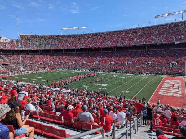 Ohio Stadium, section: 27A, row: 26, seat: 1