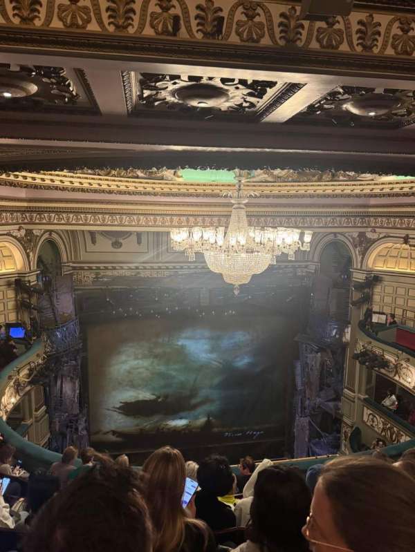 Sondheim Theatre, West End, section: Grand Circle, row: G, seat: 19